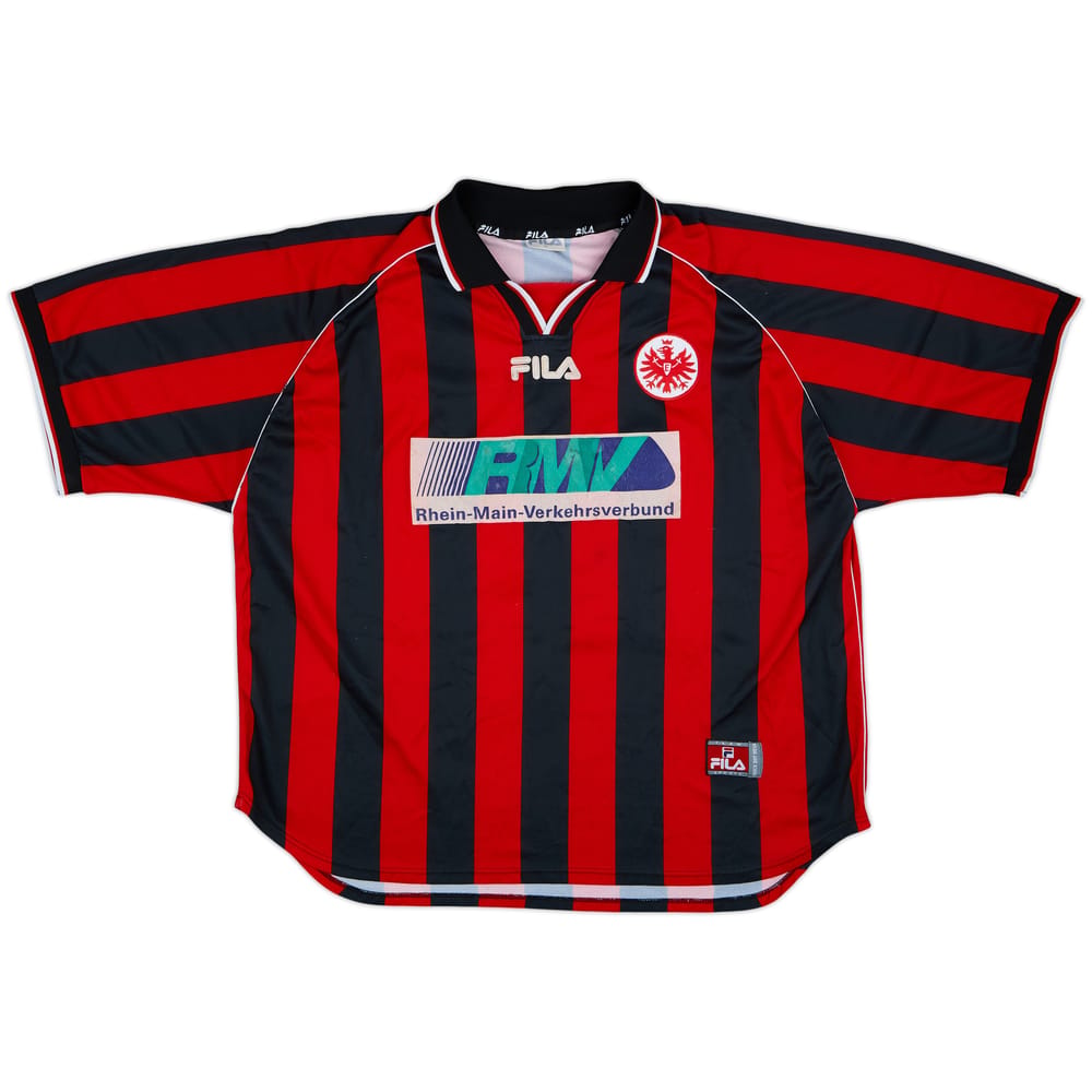 2001-03 Eintracht Frankfurt Youth Match Issue Home Shirt #22