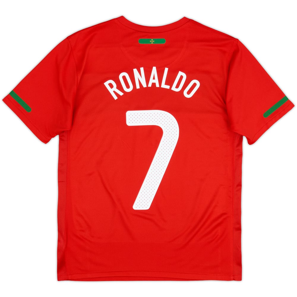2010-11 Portugal Home Shirt Ronaldo #7 - 9/10 - (XL.Boys)