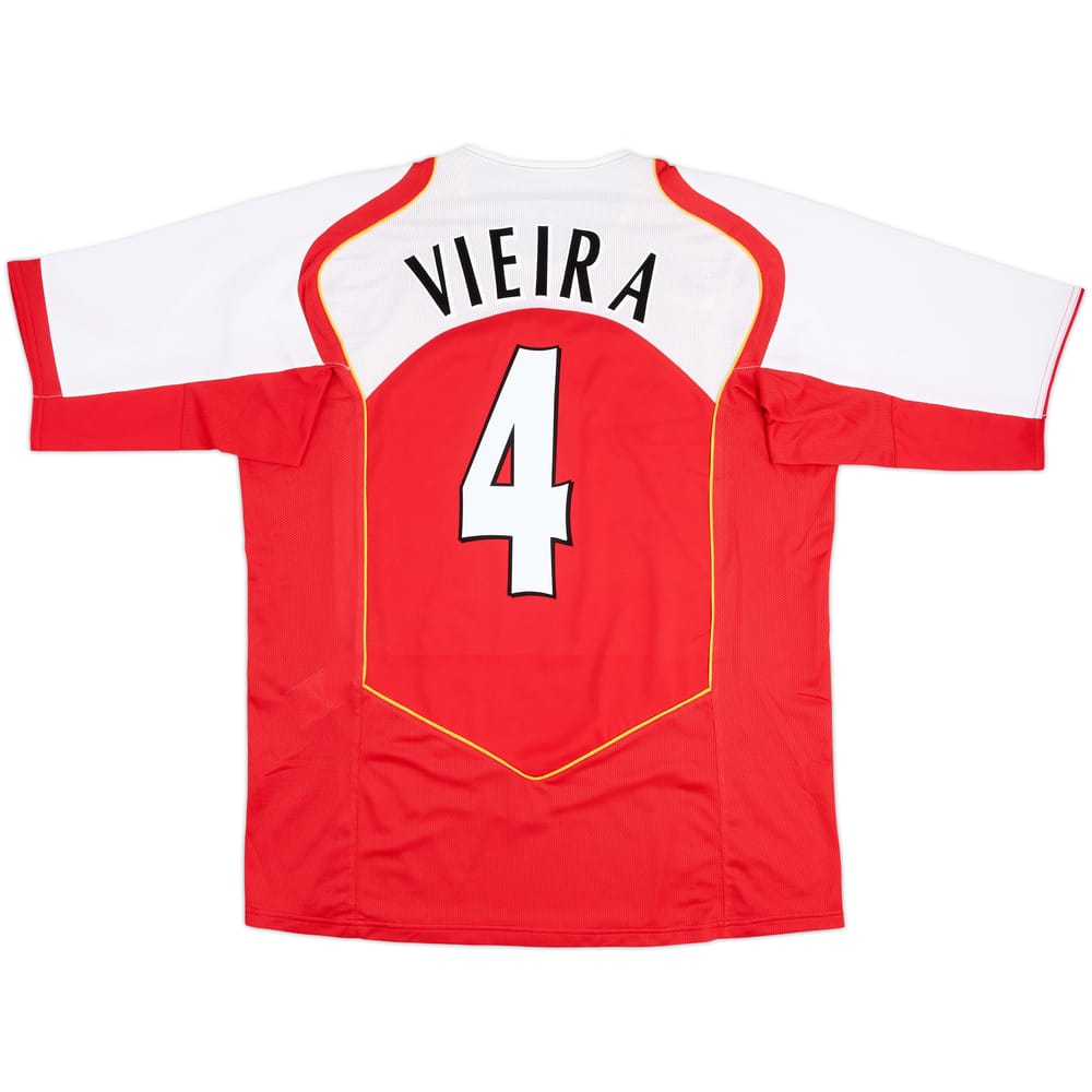 2004-05 Arsenal Home Shirt Vieira #4 - 10/10 - (XL)