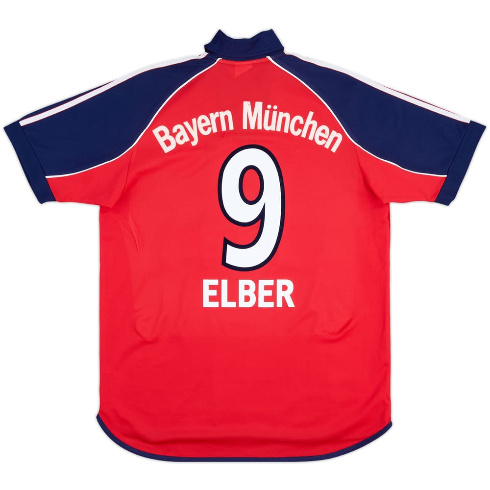 1999-01 Bayern Munich Home Shirt Elber #9 - 8/10 - (15-16 Years)