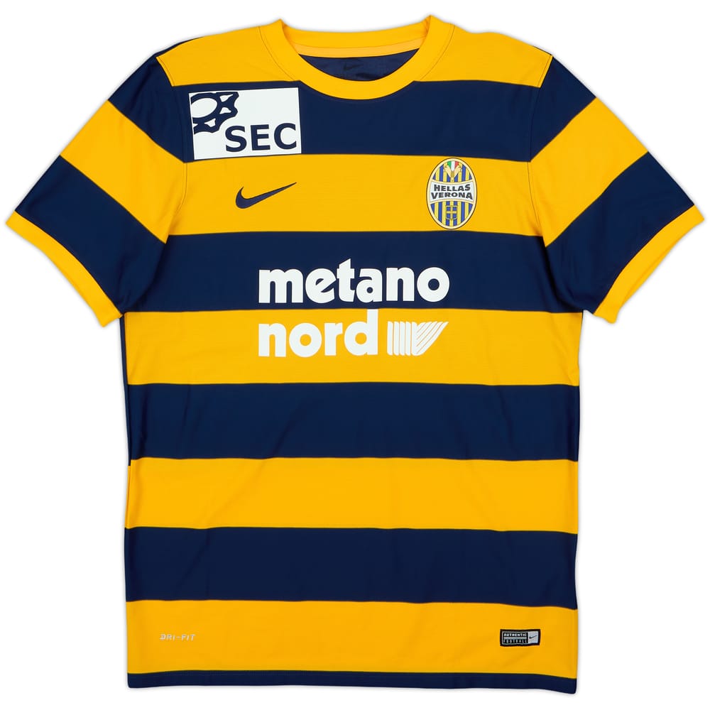 2016-17 Hellas Verona Home Shirt A Digeo #30 - 4/10 - (L)