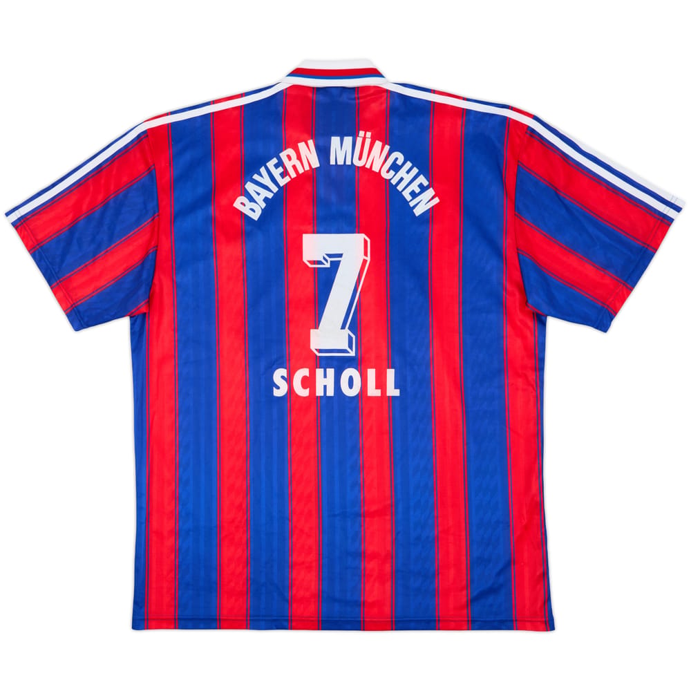 1995-97 Bayern Munich Maillot domicile Scholl #7 - 8/10 - (XXL)