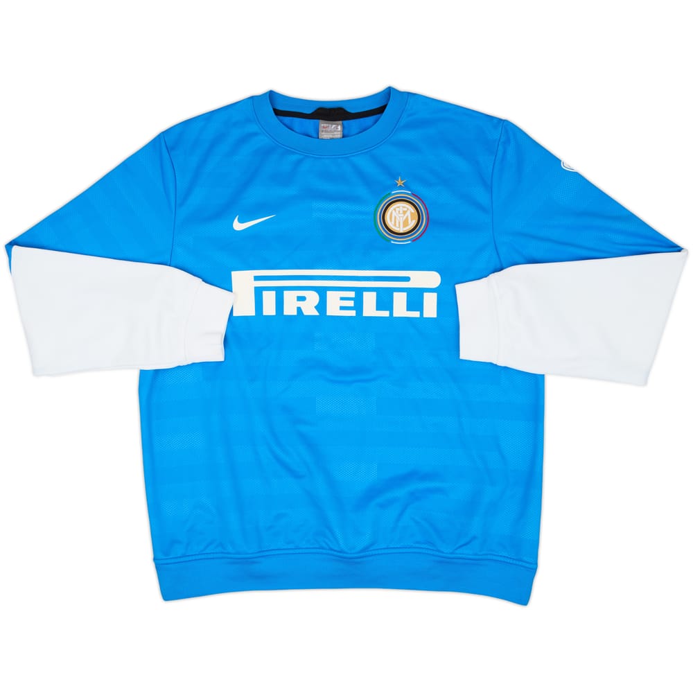 2009-10 Inter Milan Nike Sweat Top - 8/10 - (L)