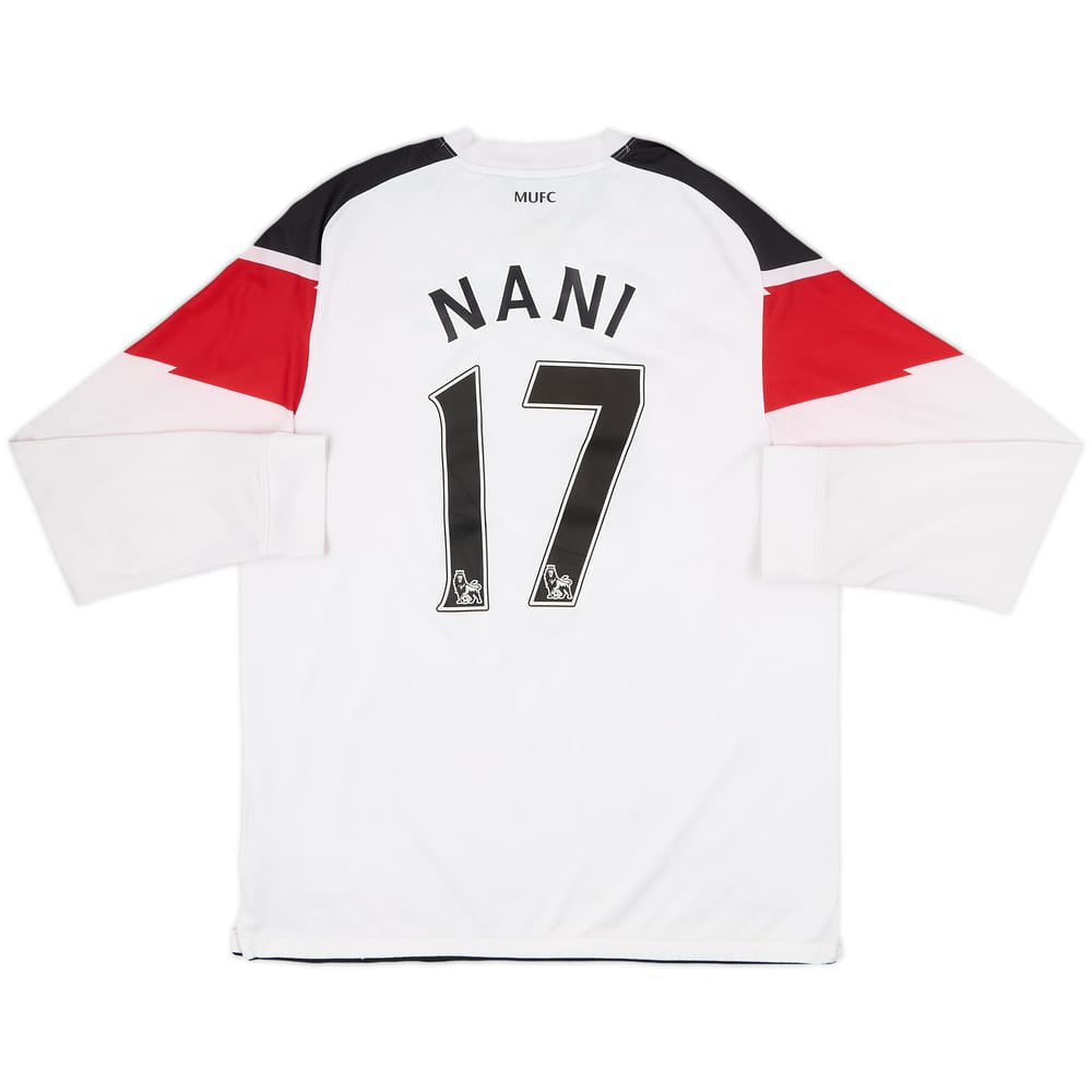 2010-12 Manchester United Away L/S Shirt Nani #17 - 5/10 - (L)
