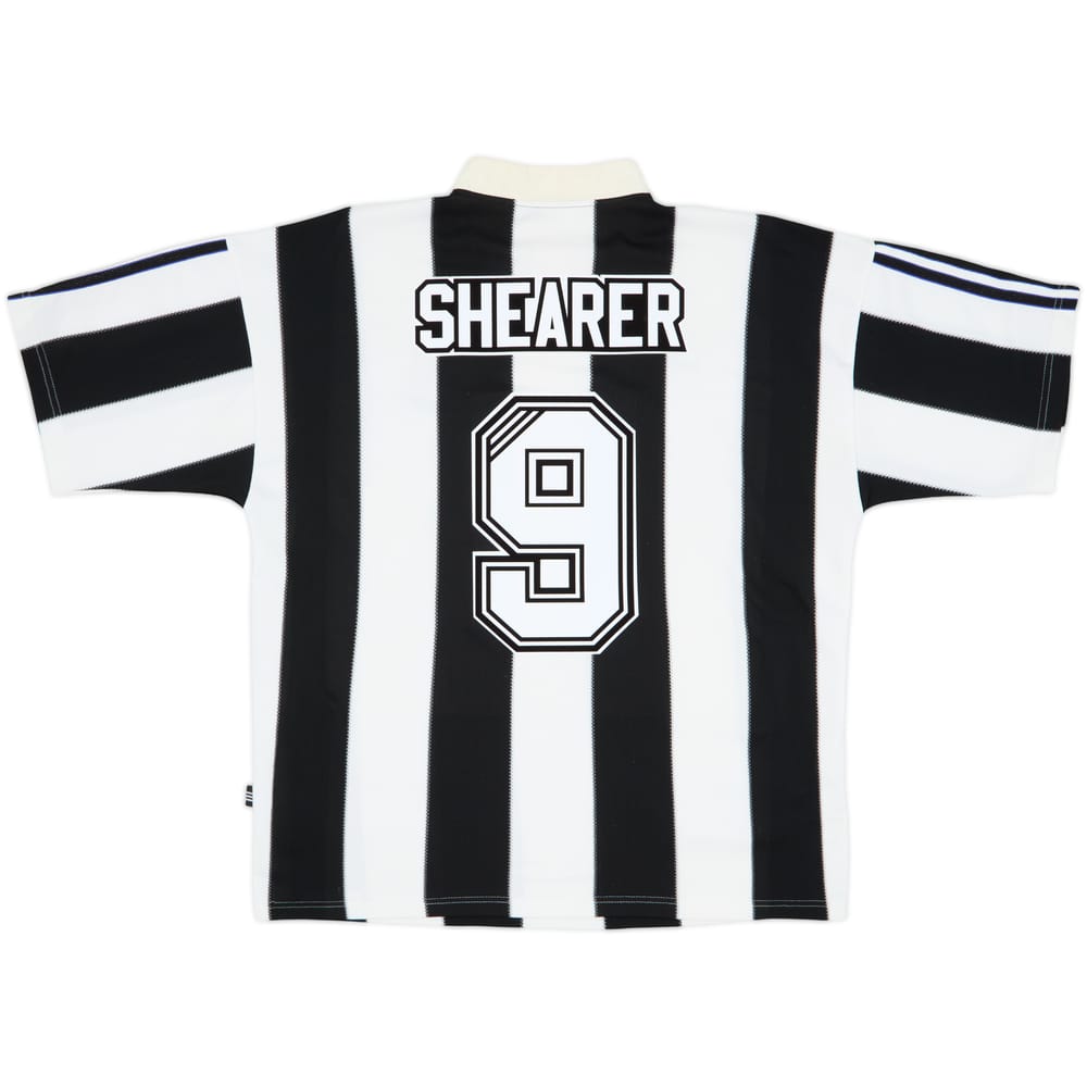 1995-97 Newcastle Home Shirt Shearer #9 - 8/10 - (L)