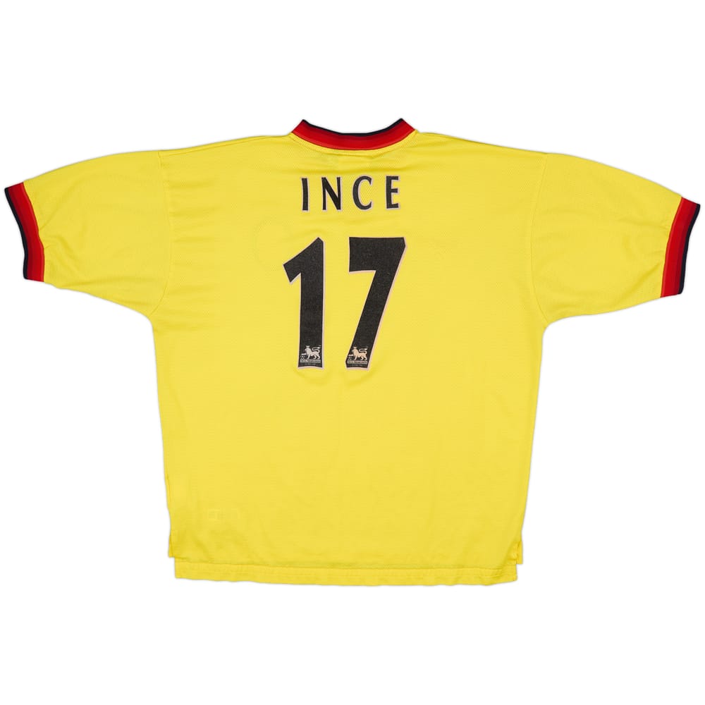 1997-99 Liverpool Away Shirt Ince #17 - 7/10 - (XL)