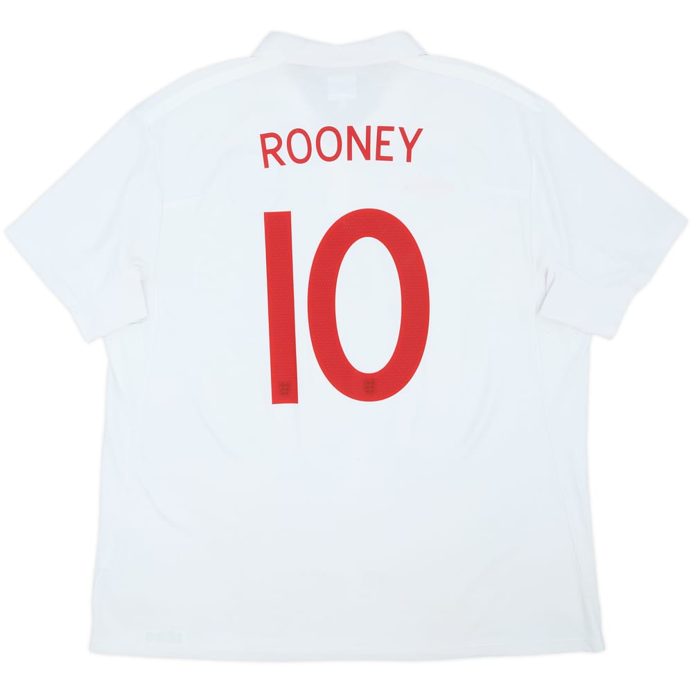 2009-10 England Home Shirt Rooney #10 - 7/10 - (3XL)