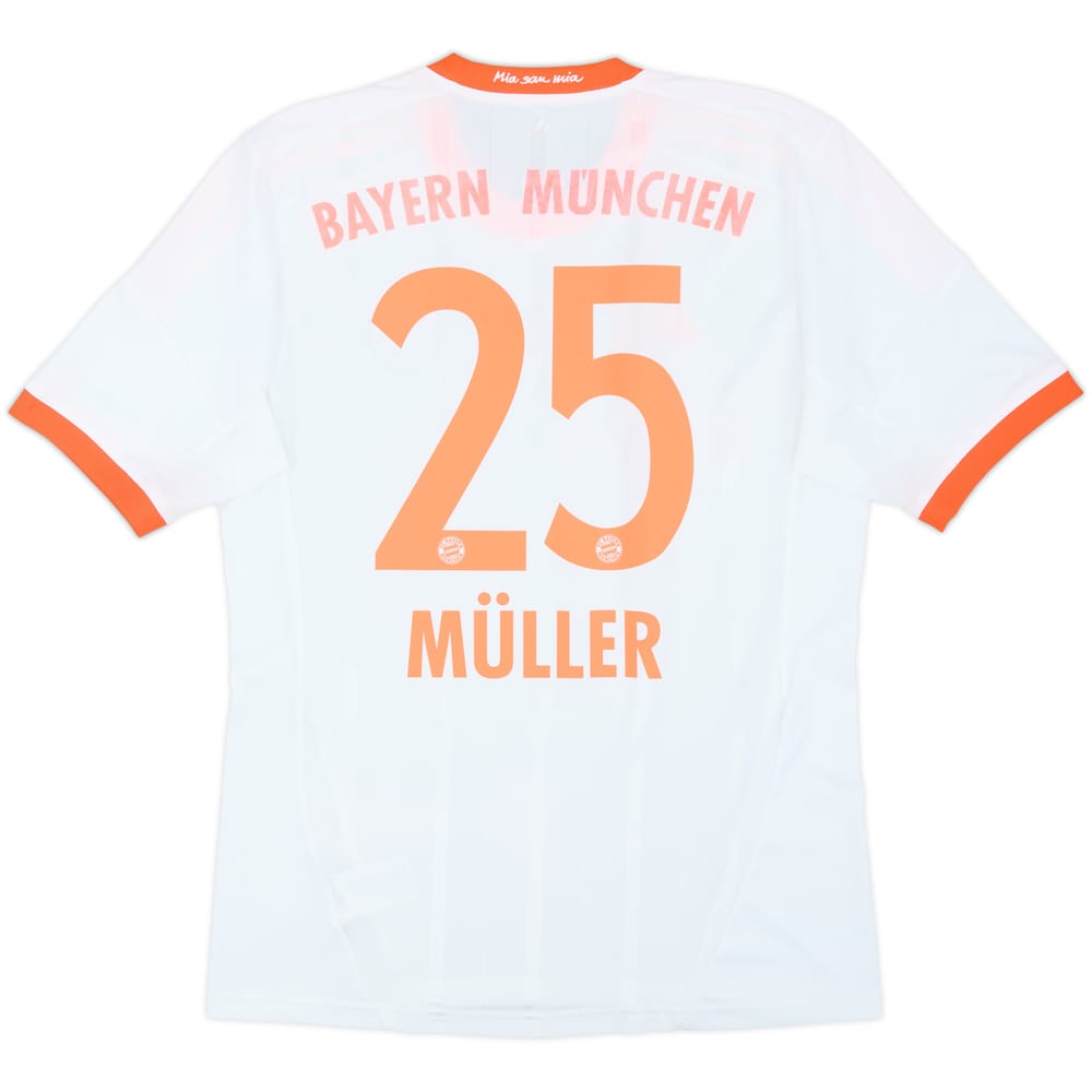 2012-13 Bayern Munich Away Shirt Muller #25 - 5/10 - (M)