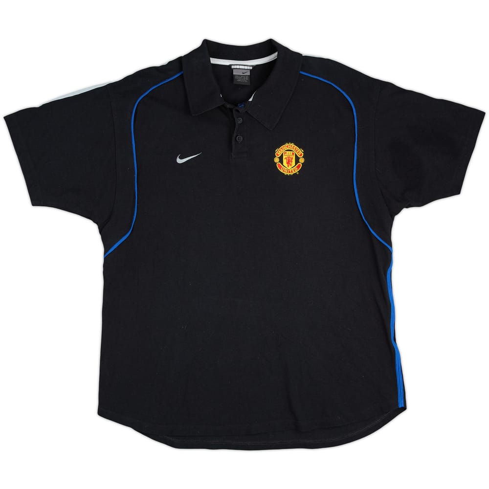 2002-03 Manchester United Nike Polo Shirt - 8/10 - (L)