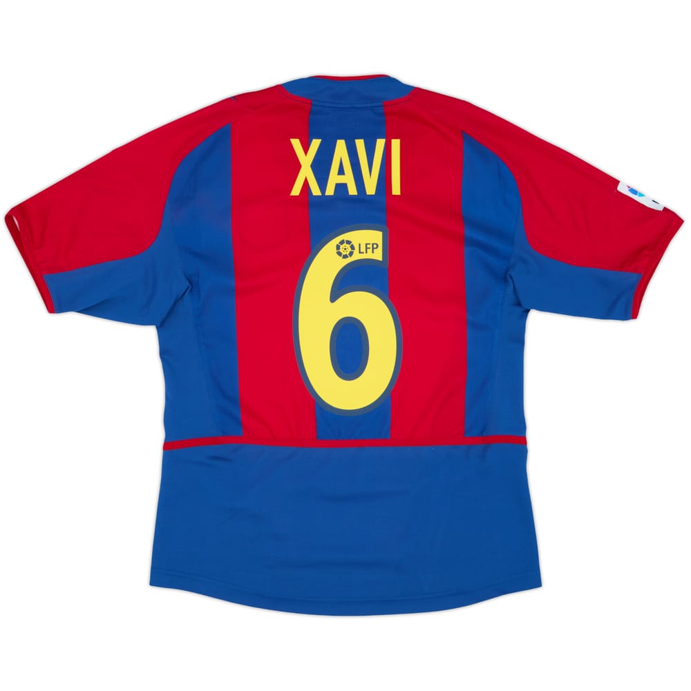 2002-03 Barcelona Camiseta Local Xavi #6 - 8/10 - (S)