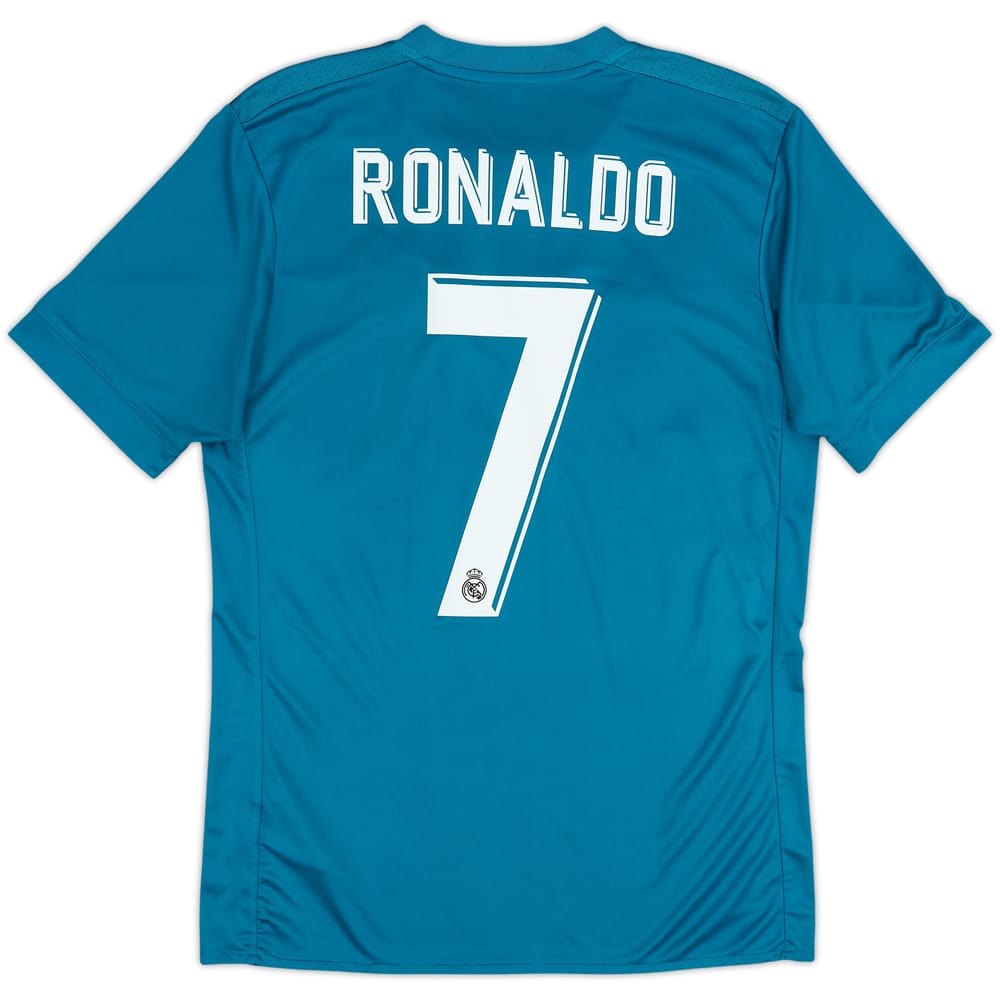 Camiseta de la tercera equipación del Real Madrid 2017-18 Ronaldo #7 - 8/10 - (S)