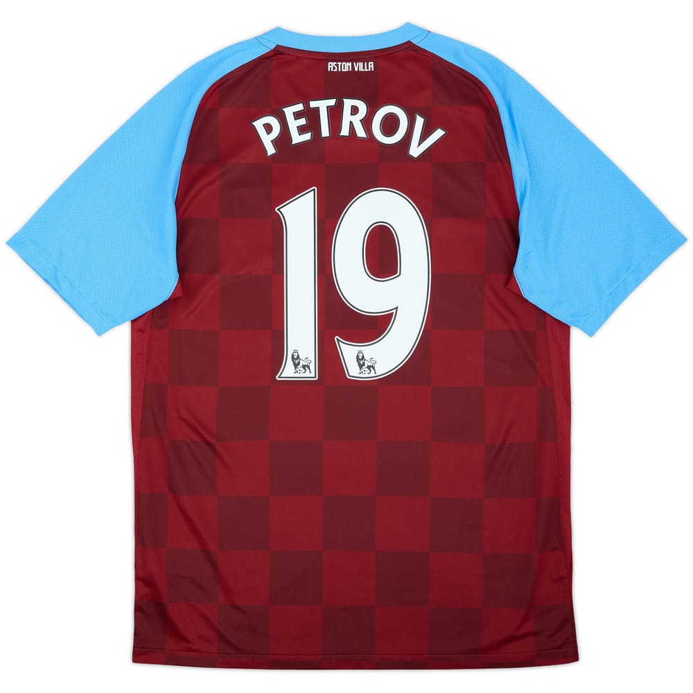 2011-12 Aston Villa Home Shirt Petrov #19 - 8/10 - (M)