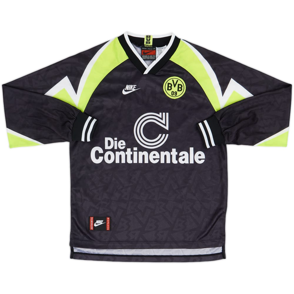1995-96 Borussia Dortmund Visitante Camiseta Manga Larga - 9/10 - (S)