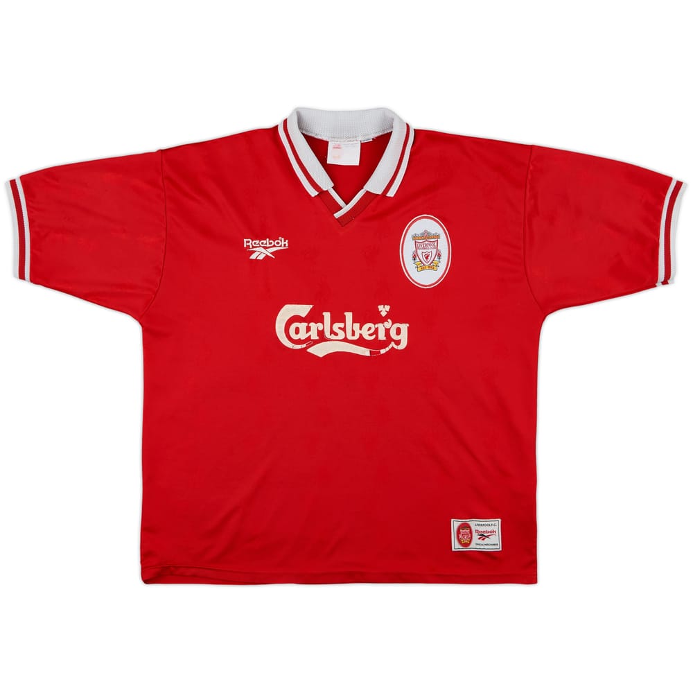 1996-98 Liverpool Home Shirt - 5/10 - (XL)