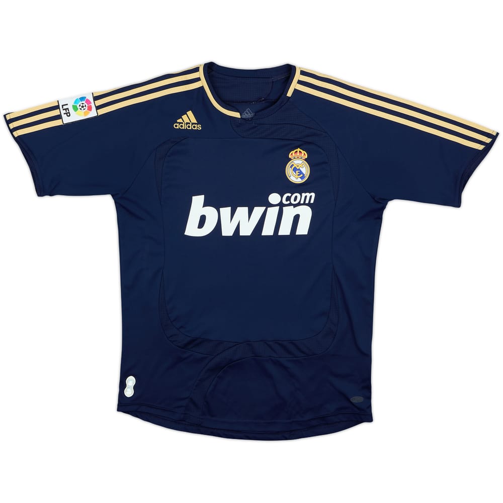 2007-08 Real Madrid Camiseta Visitante - 8/10 - (XL.Boys)