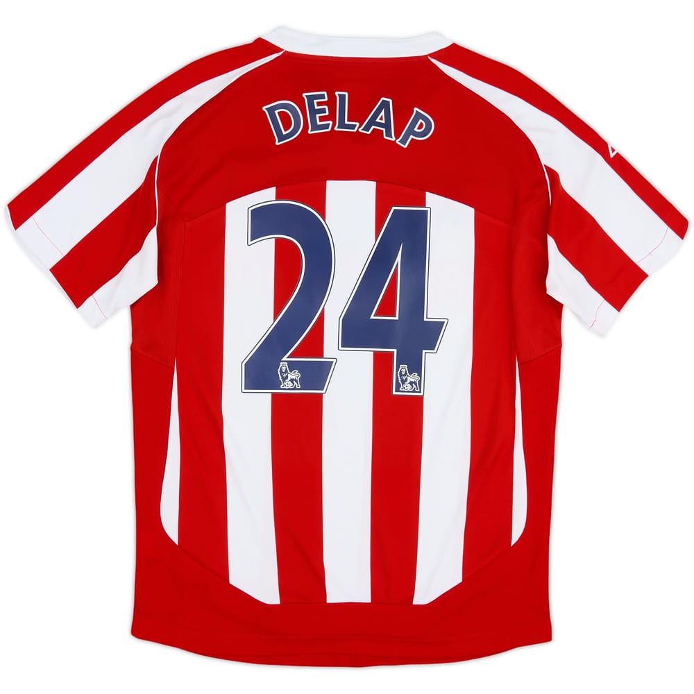 2009-10 Stoke City Home Shirt Delap #24 - 6/10 - (M)