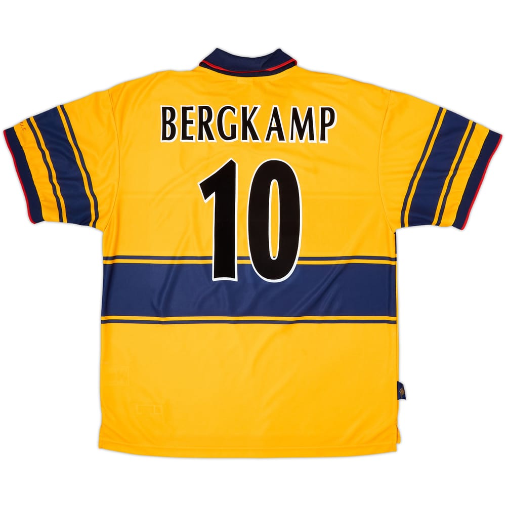 1997-99 Arsenal Away Shirt Bergkamp #10 - 5/10 - (XXL)
