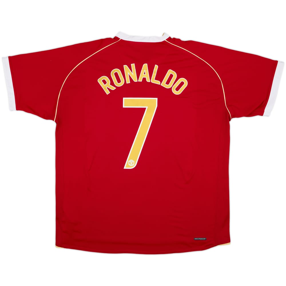 2006-07 Manchester United Home Shirt Ronaldo #7 - 5/10 - (XXL)