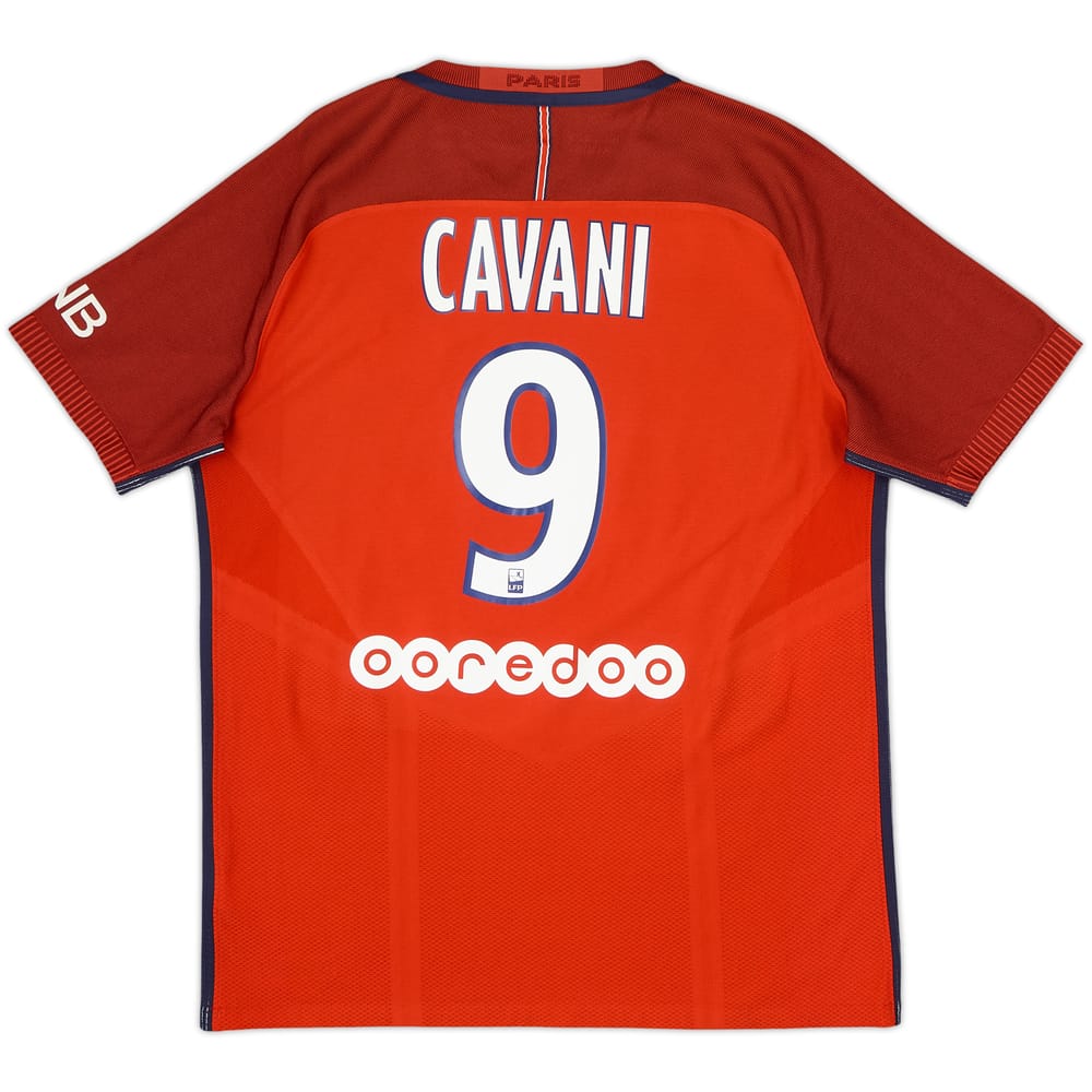 2016-17 Paris Saint-Germain Authentic Away Shirt Cavani #9 - 8/10 - (L)