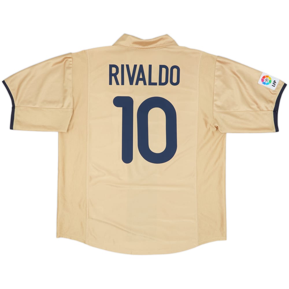 2001-03 Barcelona Away Shirt Rivaldo #10 - 8/10 - (XXL)