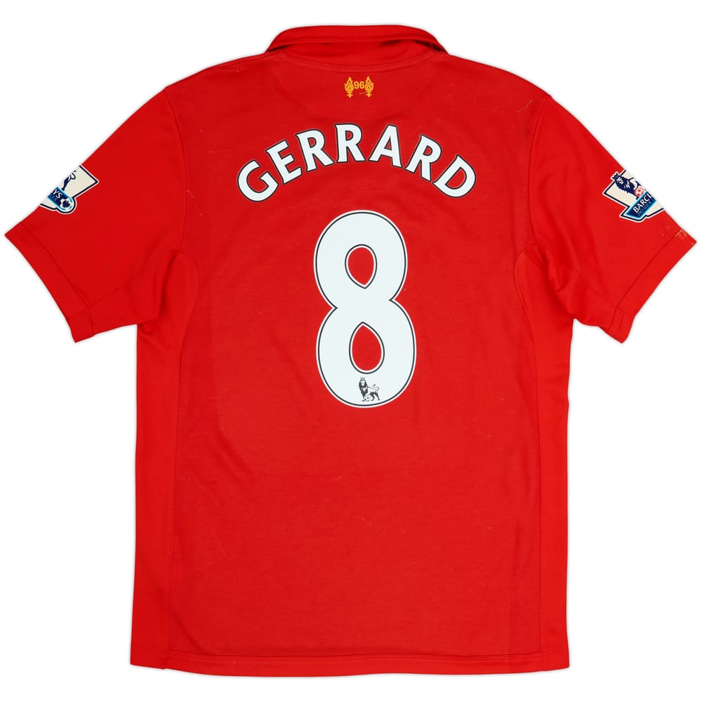 2012-13 Liverpool Home Shirt Gerrard #8 - 5/10 - (M)