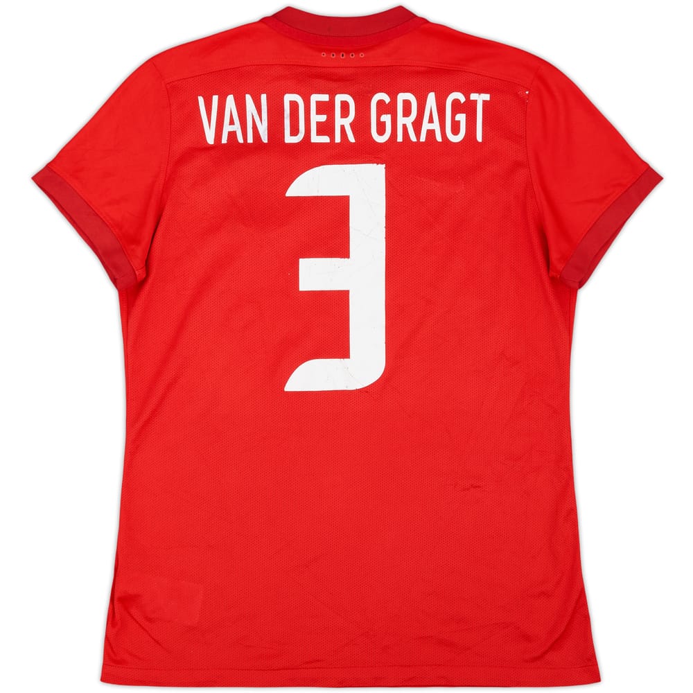 2015-16 FC Twente Women Home Shirt Van Der Gragt #3 - 7/10 - (Women's L)