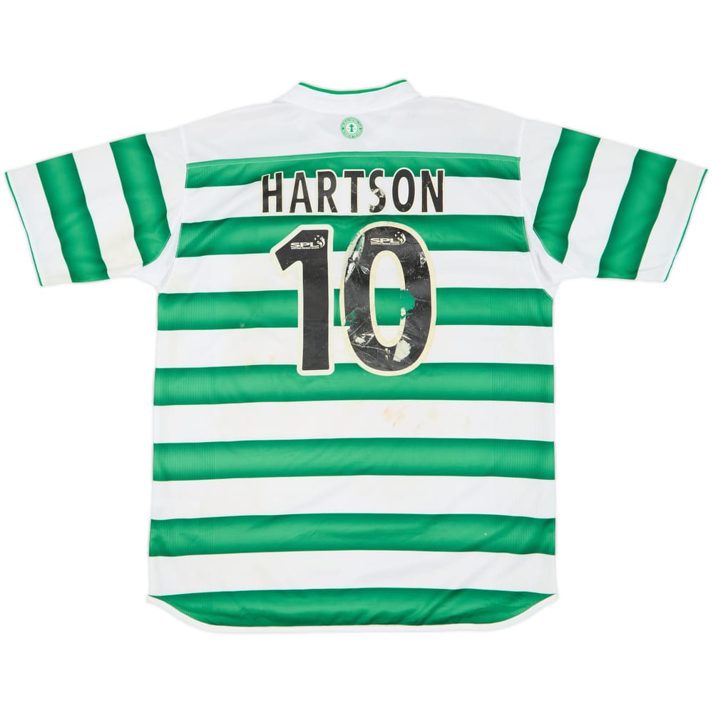 2003-04 Celtic Home Shirt Hartson #10 - 4/10 - (L)