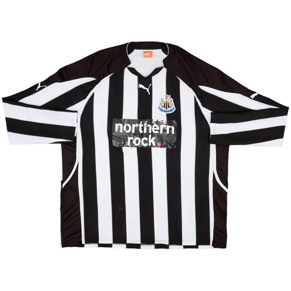 2010-11 Newcastle Home L/S Shirt - 4/10 - (3XL)