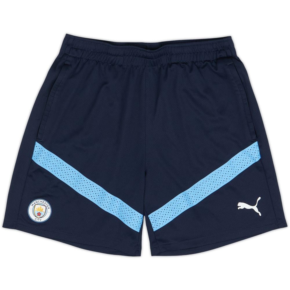 2021-22 Manchester City Puma Short d'entraînement - 9/10 - (L)