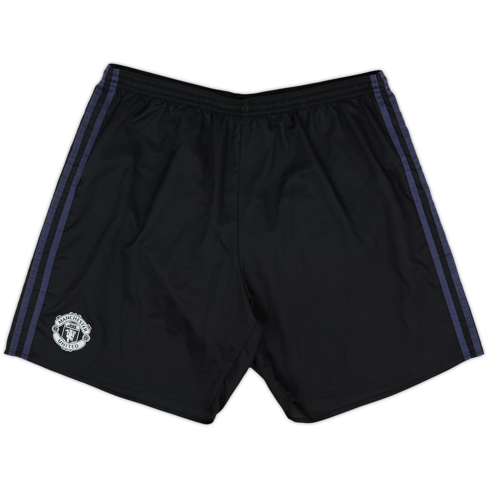 2017-18 Manchester United adidas Training Shorts - 9/10 - (XL)