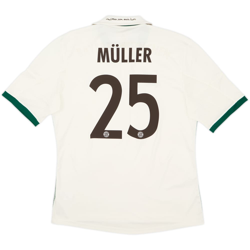 Camiseta de visitante del Bayern Munich 2013-14 Muller #25 - 5/10 - (L)