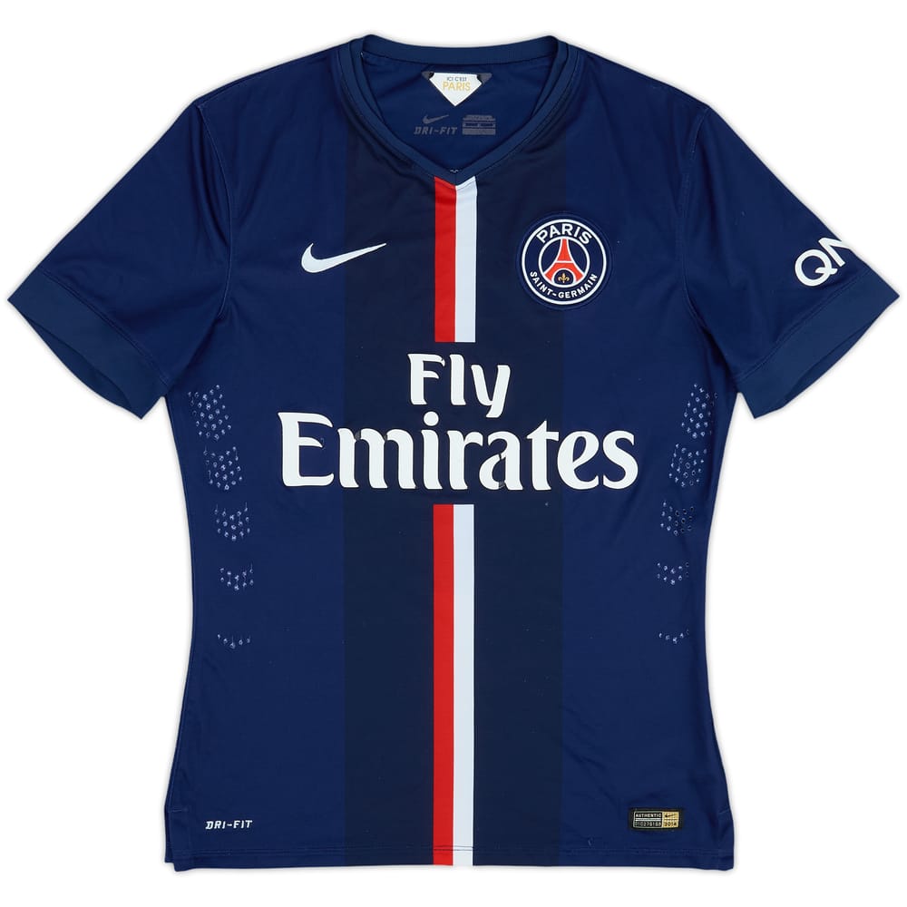 2014-15 Paris Saint-Germain Authentic Home Shirt - 4/10 - (M)