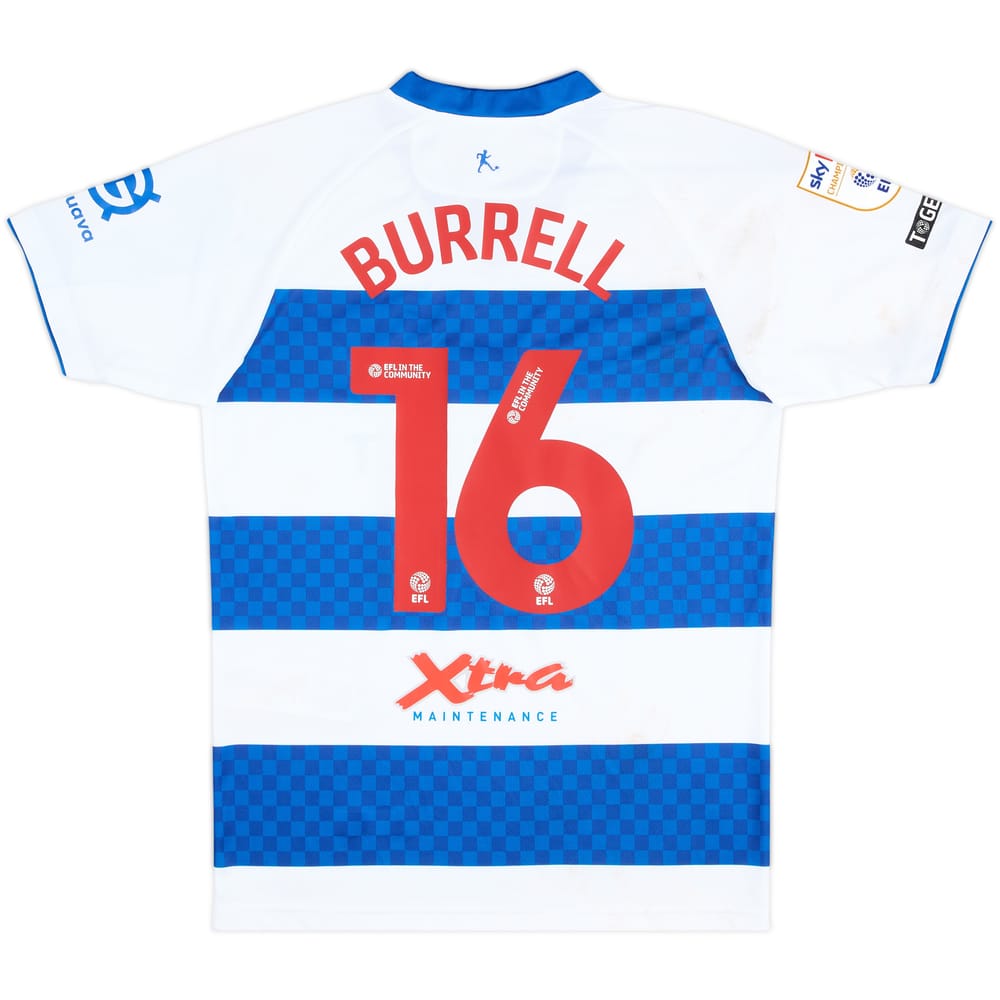 2025-26 Queens Park Rangers Match Worn Home Shirt Burrell #16