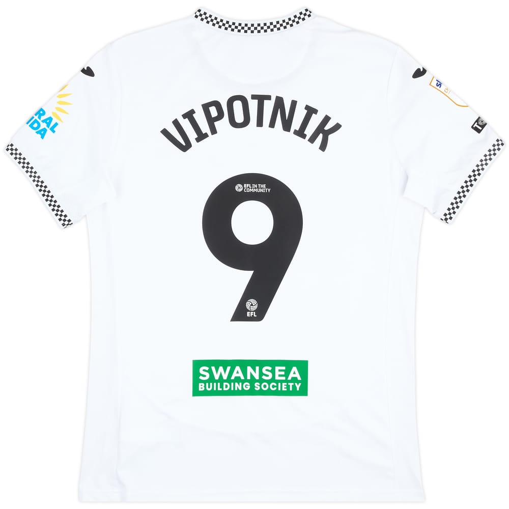 2025-26 Swansea Match Issue Home Shirt Vipotnik #9