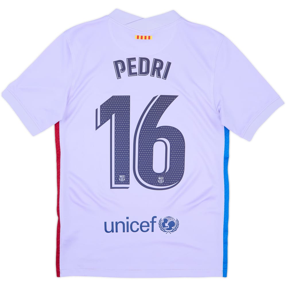 2021-22 Barcelona Away Shirt Pedri #16 - 8/10 - (S)