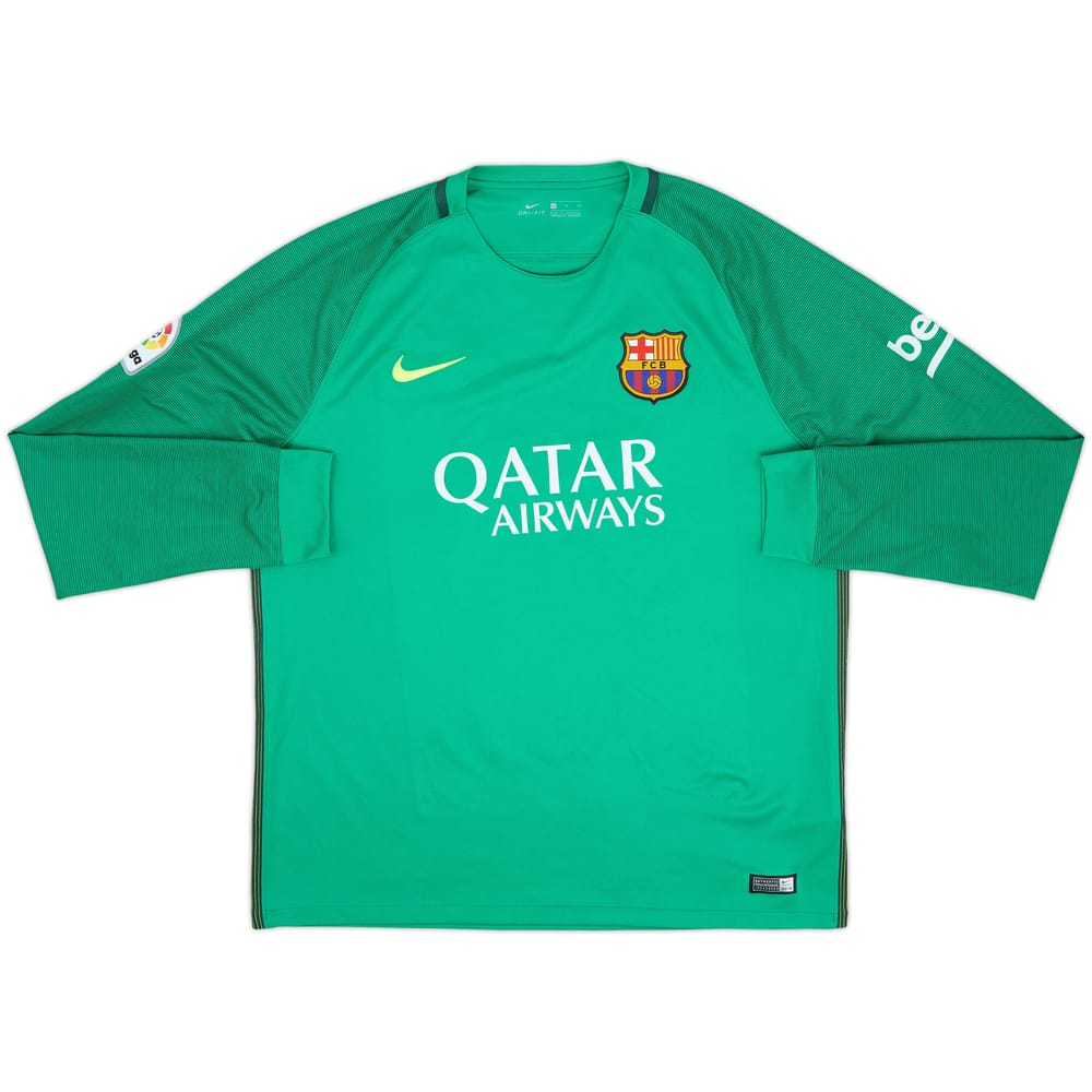 2016-17 Barcelona GK Shirt - 8/10 - (XL)