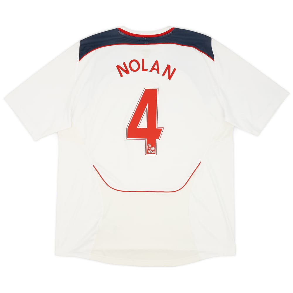 2008-09 Bolton Home Shirt Nolan #4 - 8/10 - (XXL)