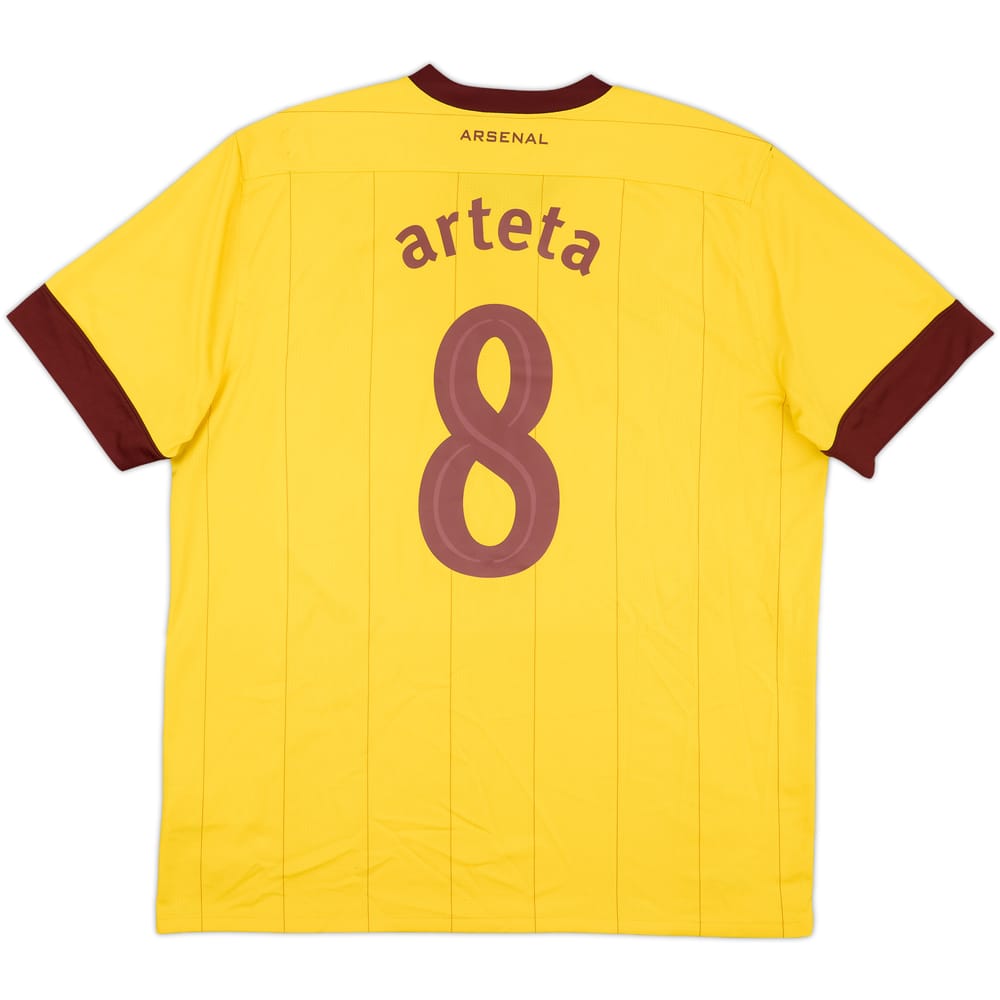 2010-13 Arsenal Away Shirt Arteta #8 - 6/10 - (XL)