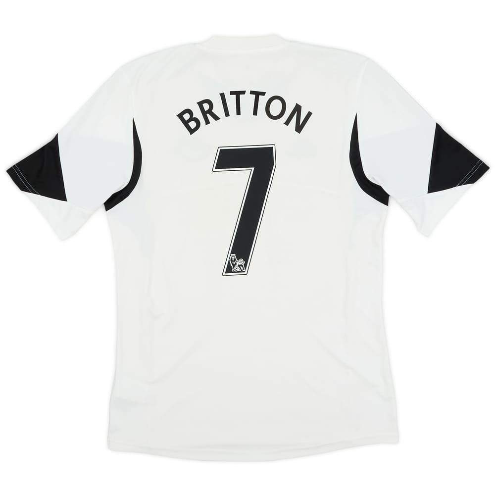 2013-14 Swansea Home Shirt Britton #7 - 7/10 - (M)
