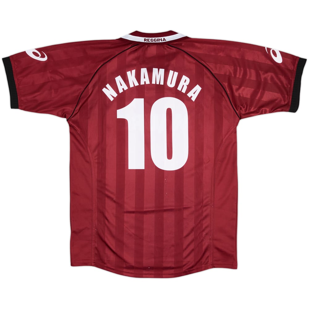 2002-03 Reggina Home Shirt Nakamura #10 - 6/10 - (XL)