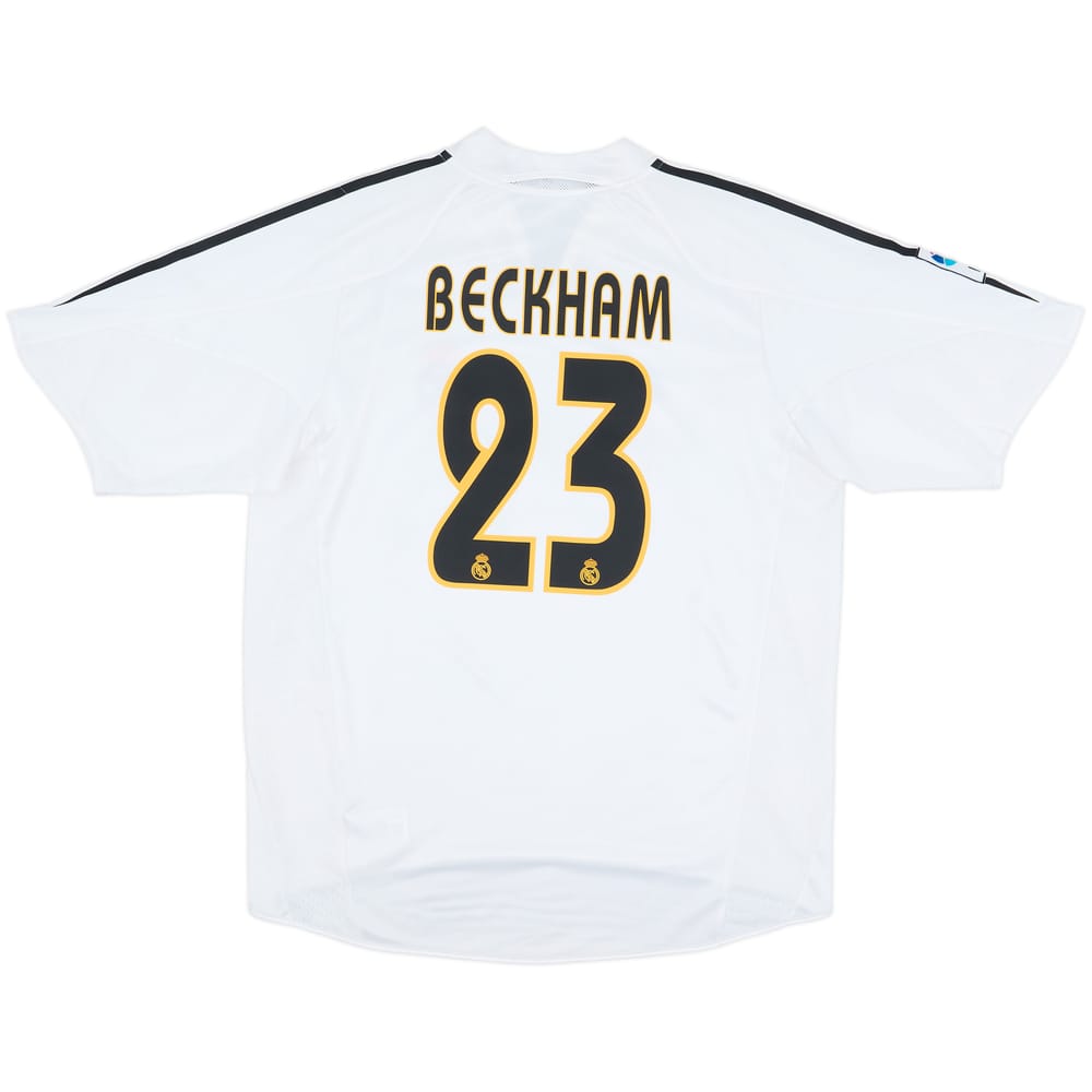 2004-05 Real Madrid Home Shirt Beckham #23 - 7/10 - (L)