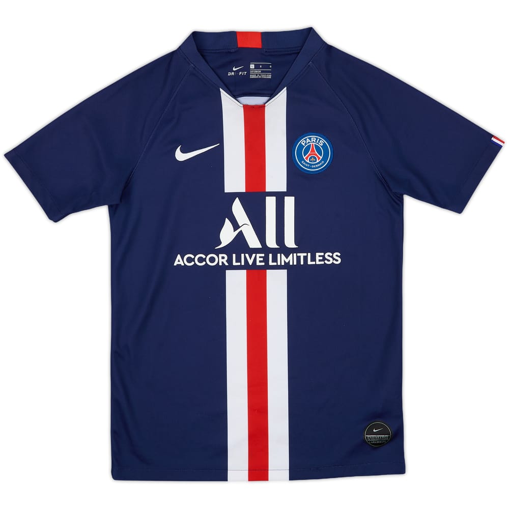 2019-20 Paris Saint-Germain Home Shirt - 7/10 - (L.Boys)
