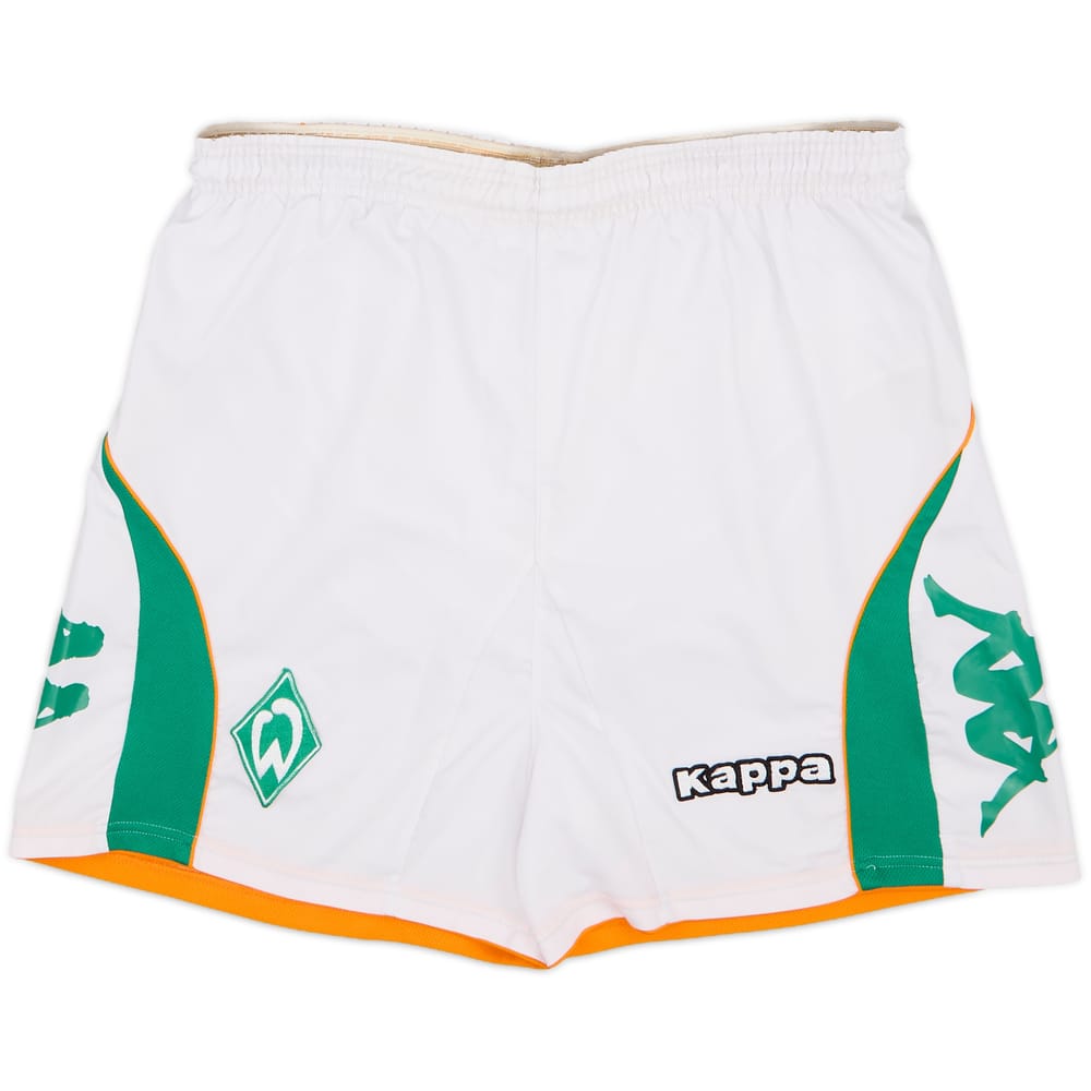 2007-08 Werder Bremen Home Shorts - 8/10 - (L)
