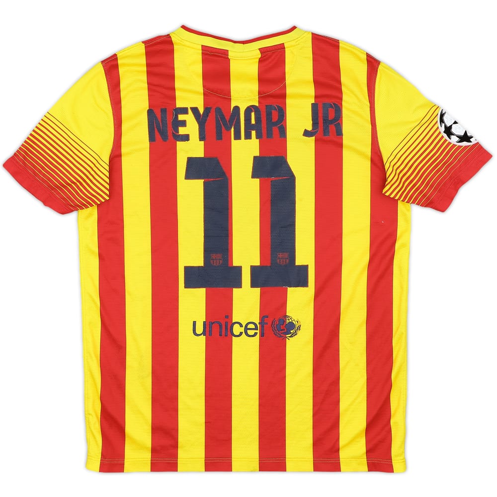 2013-15 Barcelona Away Shirt Neymar #11 - 5/10 - (XL.Boys)