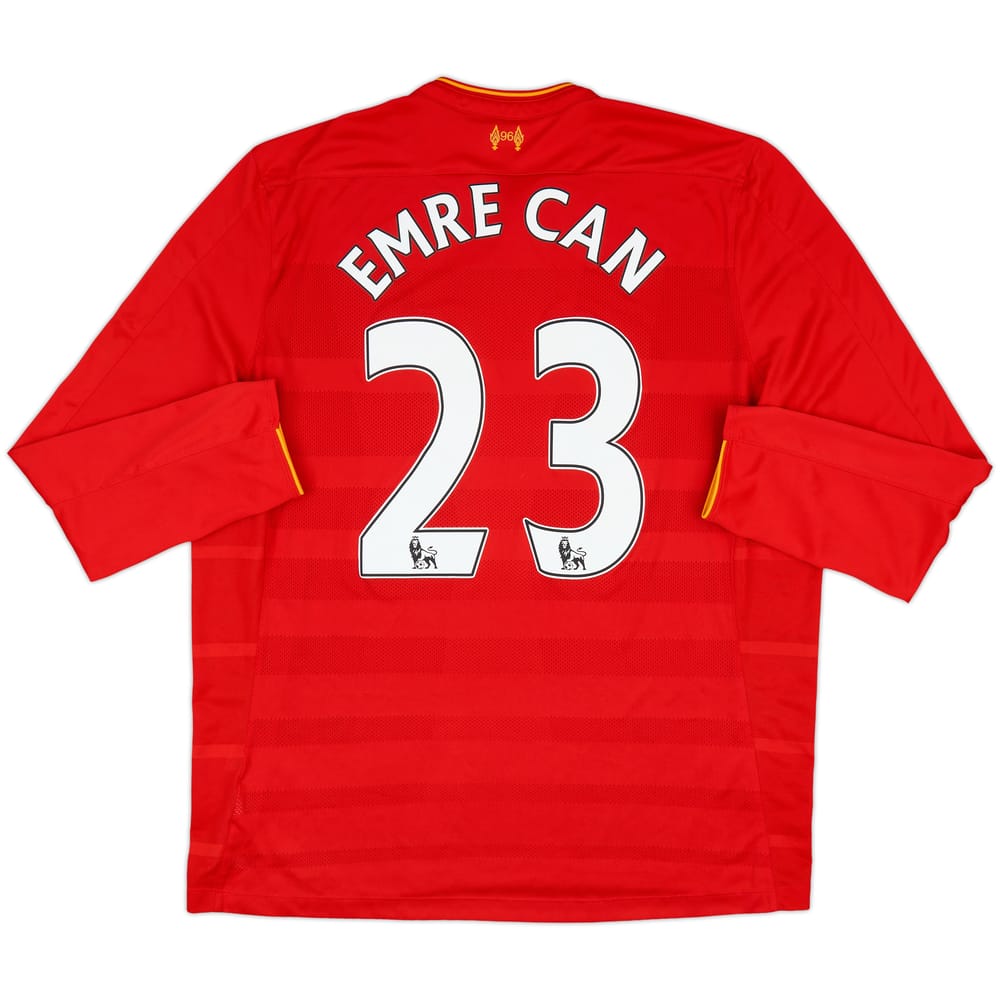 2016-17 Liverpool Home L/S Shirt Emre Can #23 - 6/10 - (XXL)