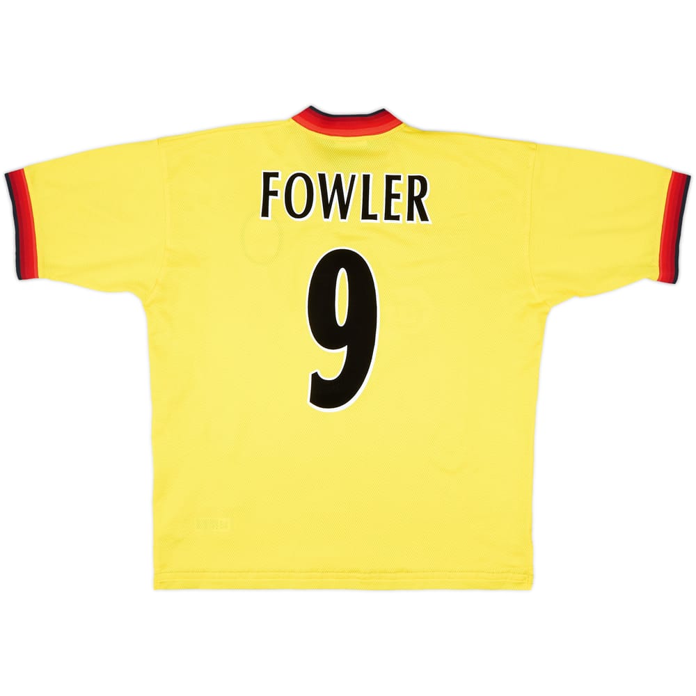 1997-99 Liverpool Away Shirt Fowler #9 - 10/10 - (L)