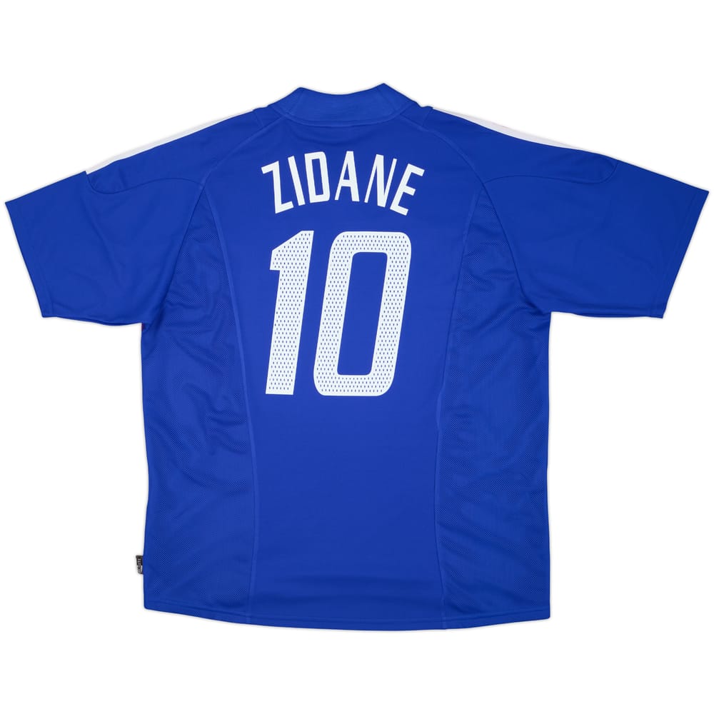 2002-04 France Home Shirt Zidane #10 (XL)