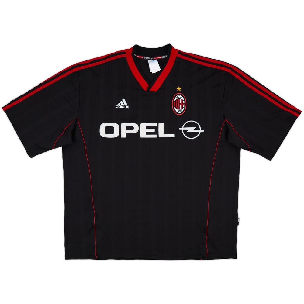 1999-00 AC Milan adidas Training Shirt - 9/10 - (XXL)