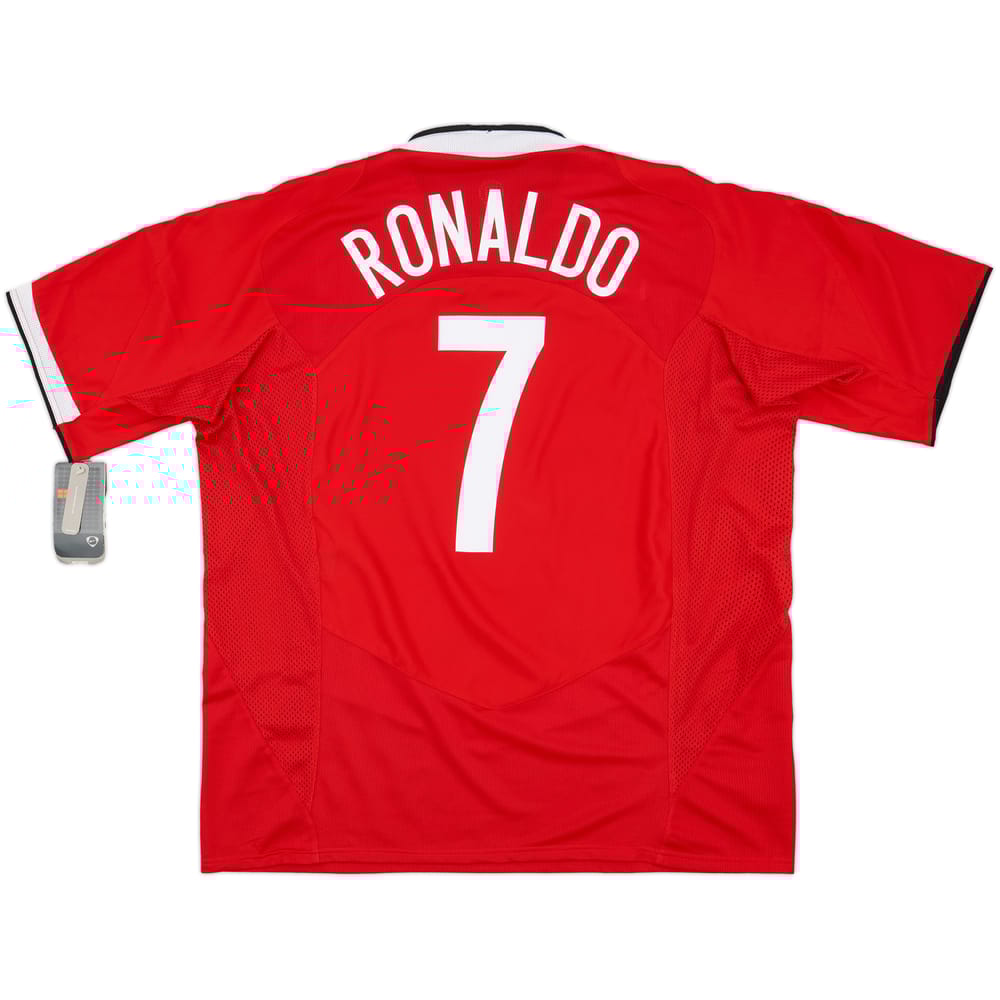 2004-06 Manchester United Home Shirt Ronaldo #7 (XXL)