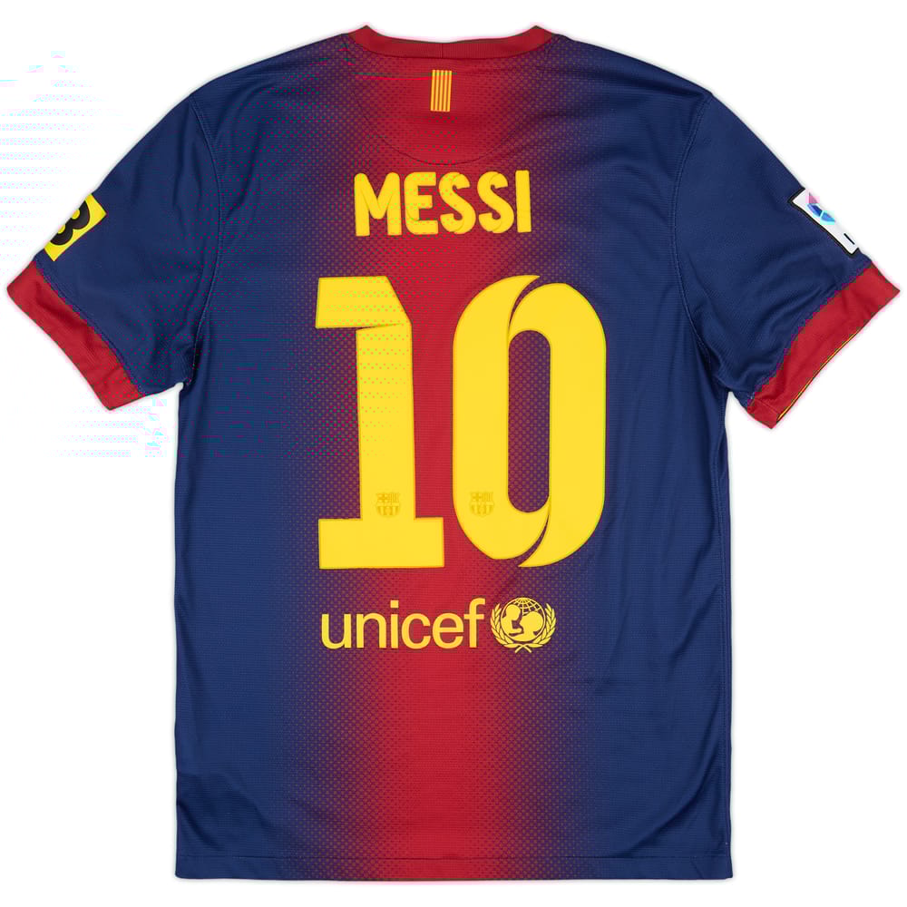 2012-13 Barcelona Home Shirt Messi #10 - 8/10 - (S)